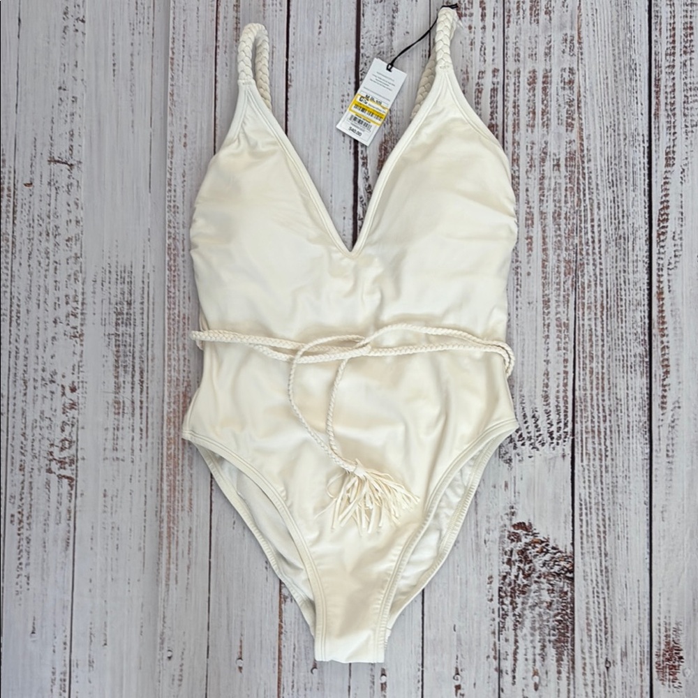 Shade & Shore Cream One Piece Swimsuit - Picture 11 of 12